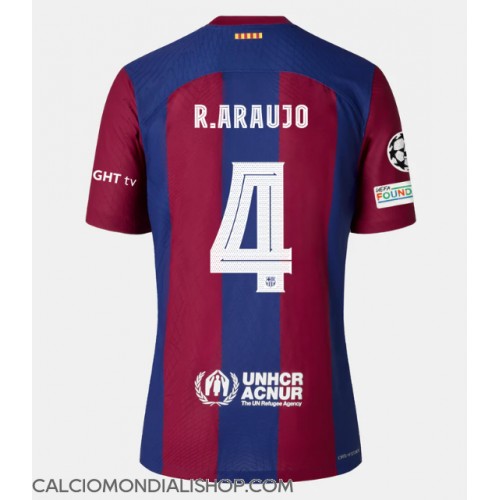 Maglie da calcio Barcelona Ronald Araujo #4 Prima Maglia 2023-24 Manica Corta